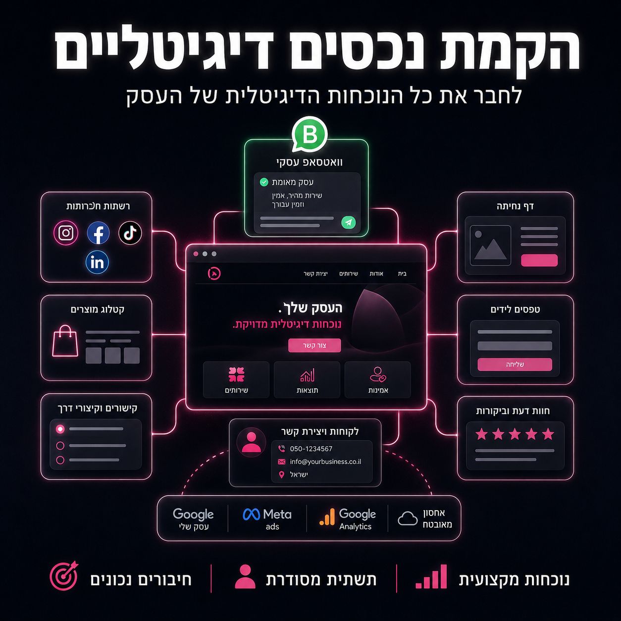 הקמה ותחזוקה של נכסים דיגיטליים